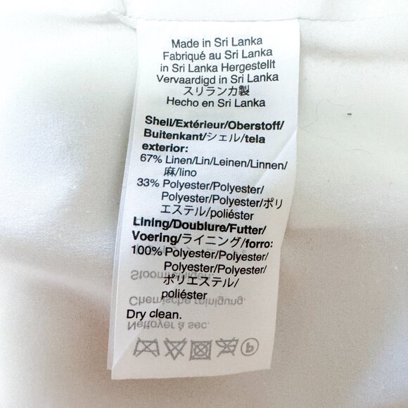 J. Crew Parke Linen Blazer White Women's Size 0 - Picture 8 of 8